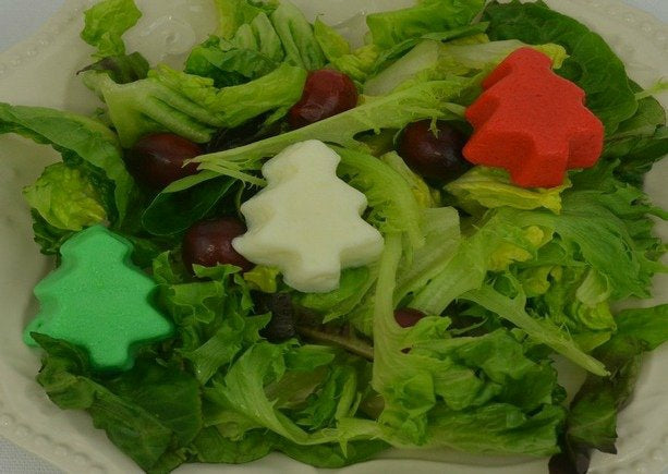 Holiday Bite Sized Egg White Snacks and Salad Toppers